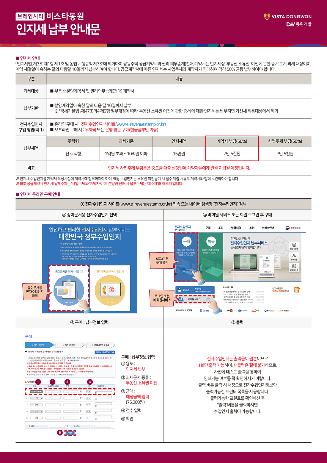 인지세납부
